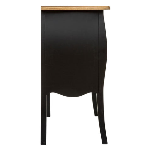 Commode 3 Tiroirs Chrysa Noire