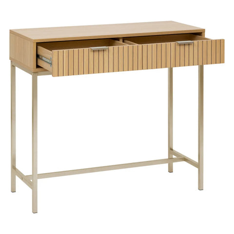 Console 2 Tiroirs Tasso Beige