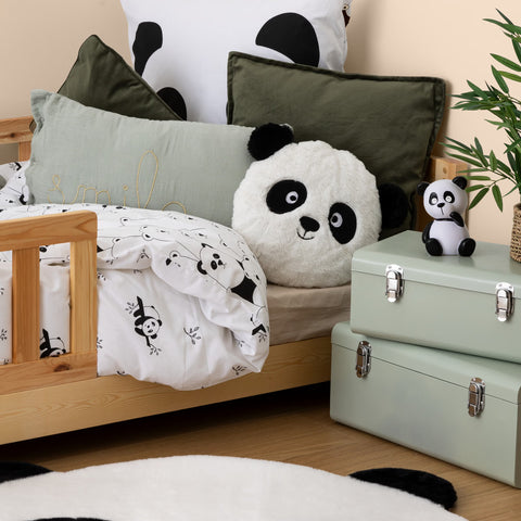 Coussin rond panda