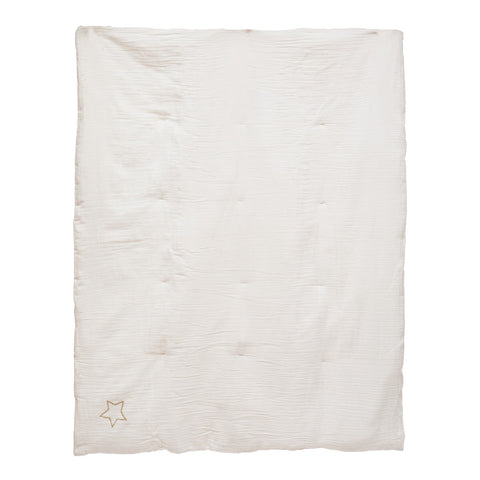 Édredon Pour Enfant Double Gaze En Coton Blanc