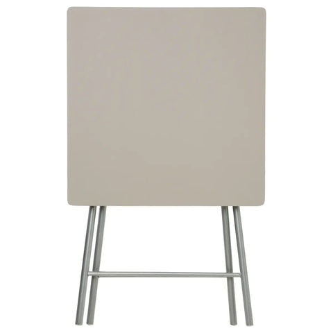 Ensemble Table pliante avec 2 chaises PVC Beige