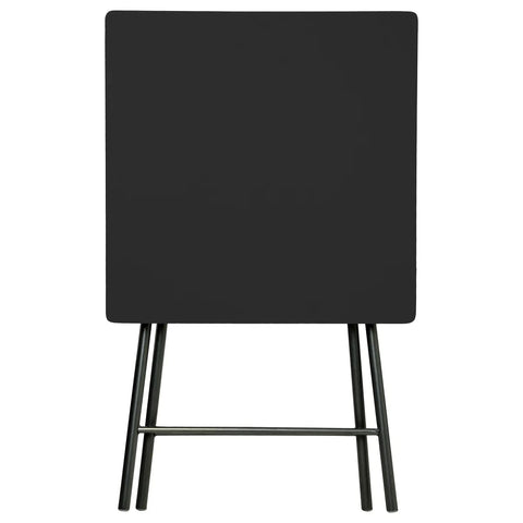 Ensemble Table pliante avec 2 chaises PVC Noire