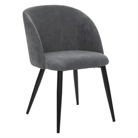 Fauteuil Céleste En Velours Gris