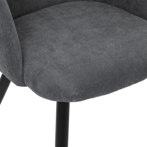 Fauteuil Céleste En Velours Gris