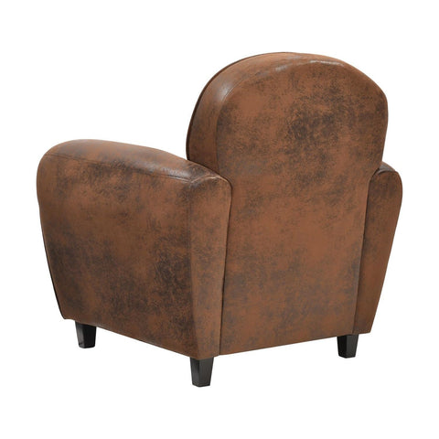 Fauteuil Club Bistrot Marron