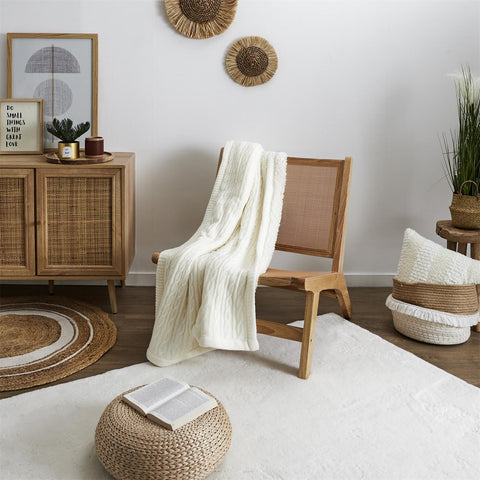 Fauteuil En Bois De Hévéa Bali Naturel