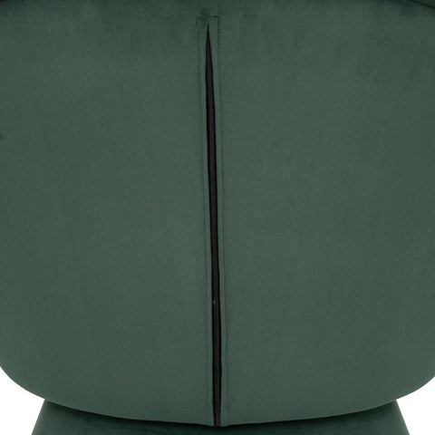 Fauteuil En Velours Plopi Vert Cèdre