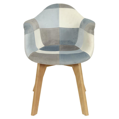 Fauteuil Enfant Patchwork Leonie Bleu