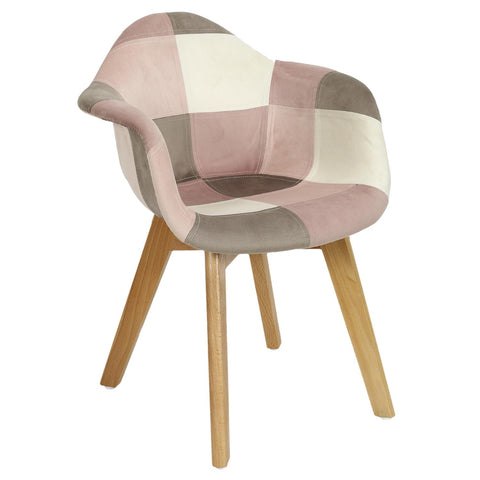 Fauteuil Enfant Patchwork Leonie Rose