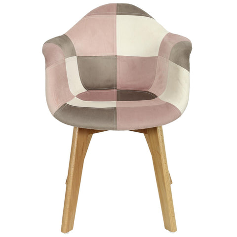 Fauteuil Enfant Patchwork Leonie Rose