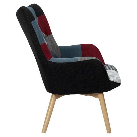 Fauteuil Milano Patchwork Multicolore