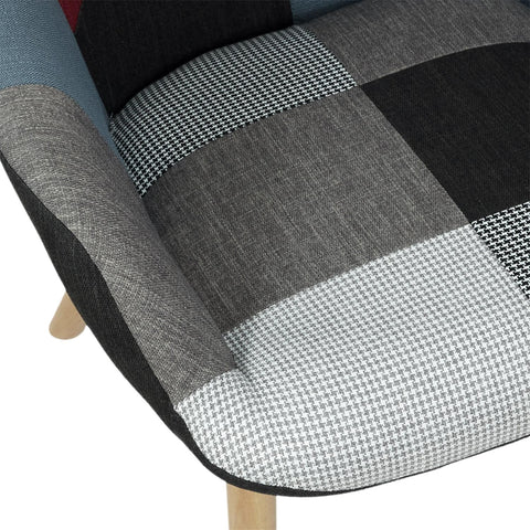 Fauteuil Milano Patchwork Multicolore