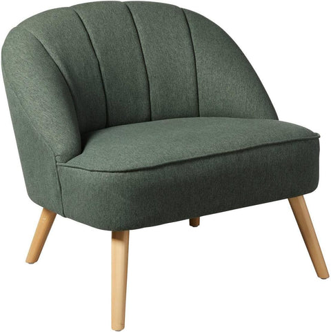 Fauteuil Naova En Velours Vert Cèdre