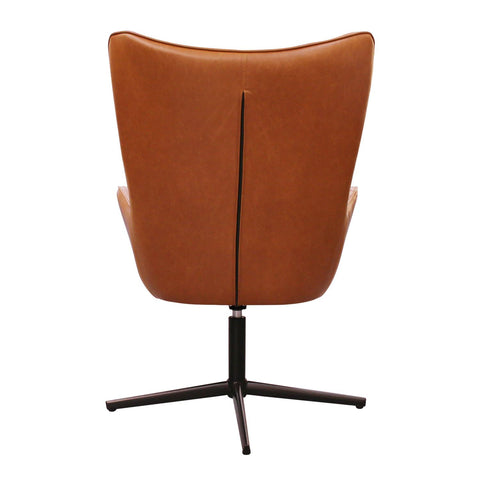 Fauteuil Pivotant Design Helsinki Marron