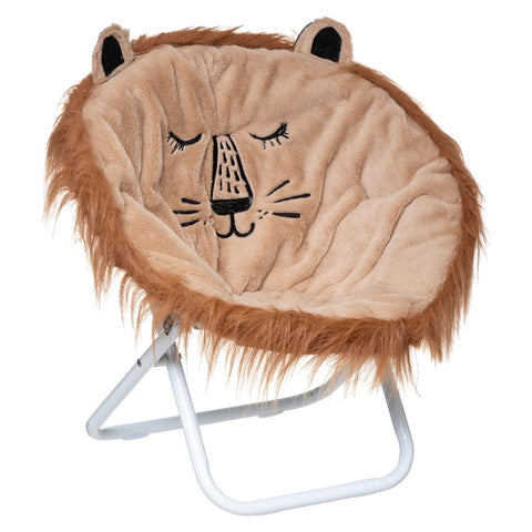 Fauteuil Pliant Pour Enfant Lion Marron