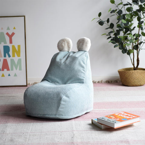 Fauteuil Poire Enfant Ted Bleu