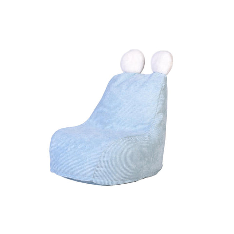 Fauteuil Poire Enfant Ted Bleu