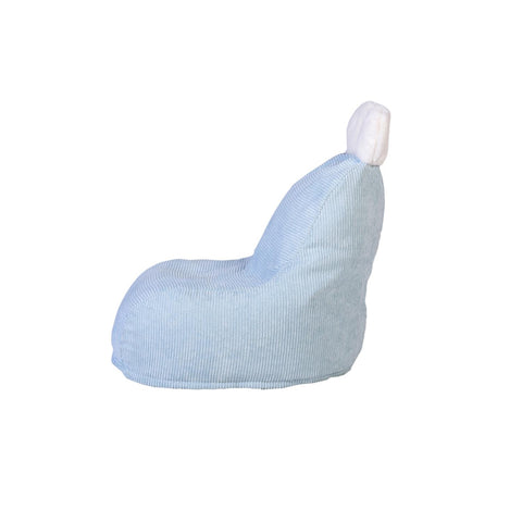 Fauteuil Poire Enfant Ted Bleu