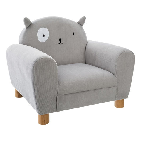 Fauteuil Pour Enfants Oreilles Chat Gris