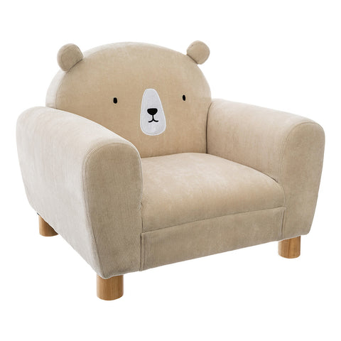 Fauteuil Pour Enfants Oreilles Ours Beige