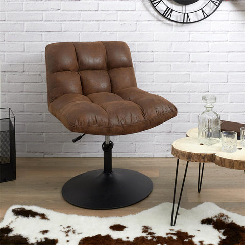 Fauteuil Vintage Indus Marron