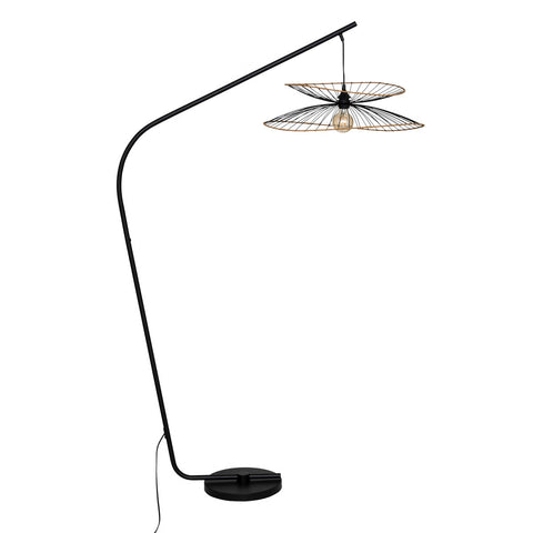 Lampadaire Arc Alara Noir H177