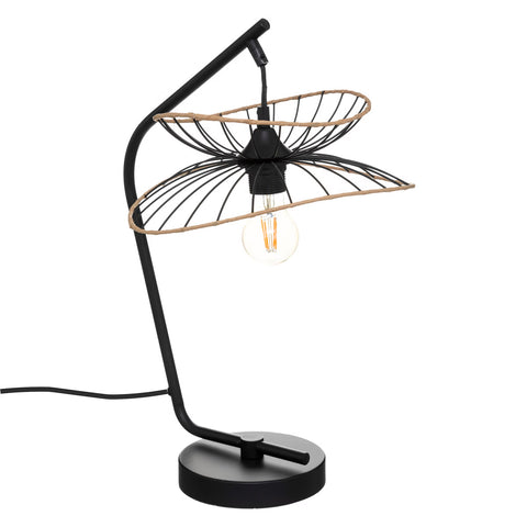 Lampe Arc Alara En Métal Noire