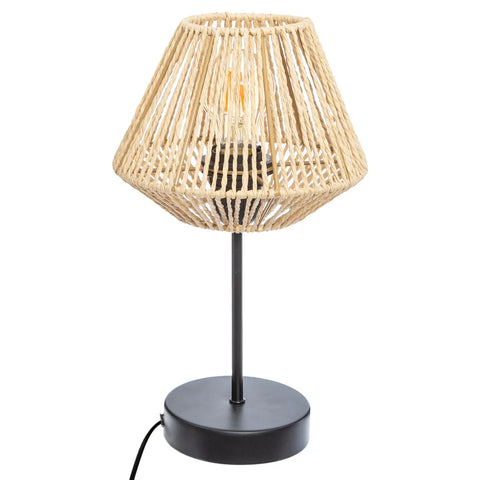 Lampe Droit Metal Jily Naturel H34