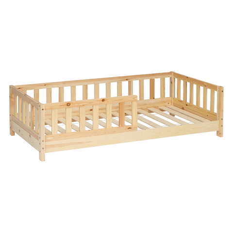 Lit Barrière Pour Enfant 80x160 Beige