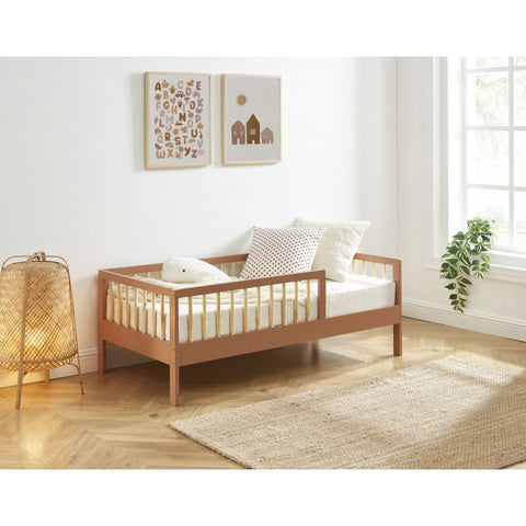 Lit Enfant LOU Sommier Inclus Terracotta 70x140