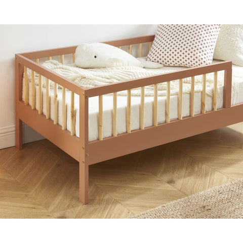 Lit Enfant LOU Sommier Inclus Terracotta 70x140