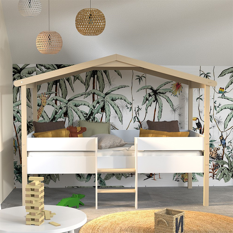 Lit cabane chambre enfant 