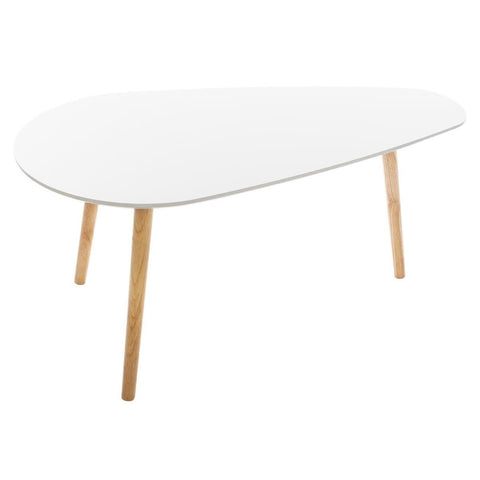 Lot De 2 Tables Basses Gigognes Miléo Blanc