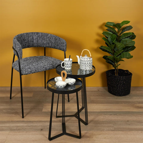 Lot De 2 Tables Gigognes Wild Noires