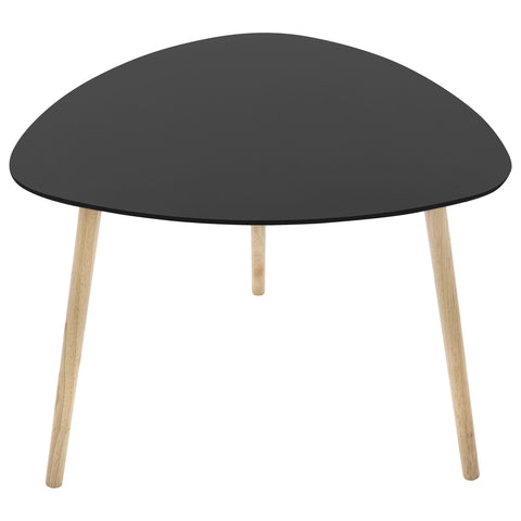 Lot De 3 Tables Café Mileo Noires