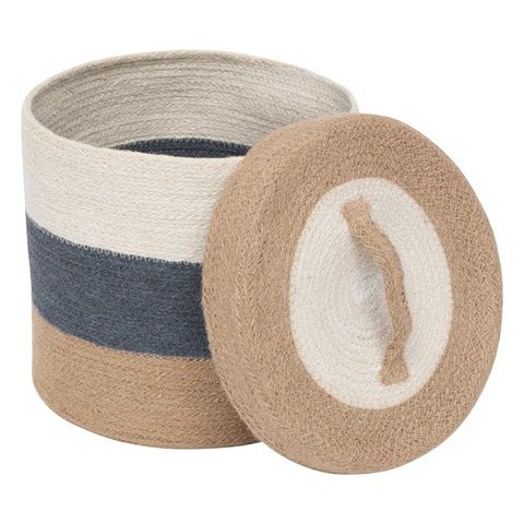 Lot De 3 Paniers En Jute Ronds Océane