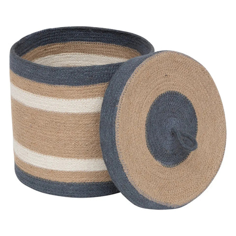 Lot De 3 Paniers En Jute Ronds Océane