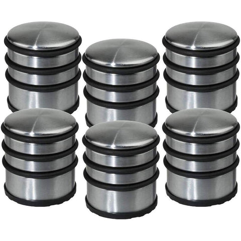 Lot De 6 Stop Portes En Inox