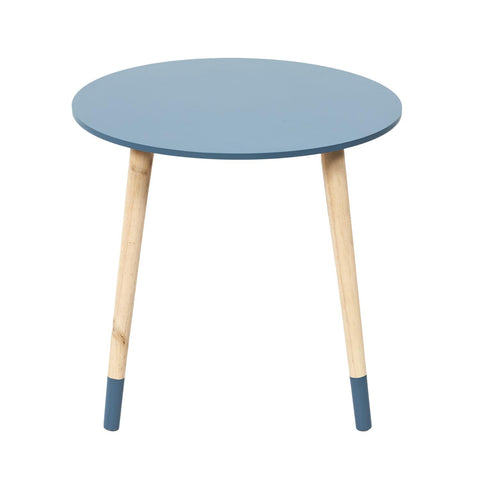 Lot de 2 tables gigognes Bicolore Jaune Bleu