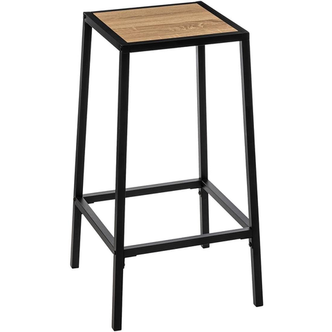 Lot de 2 tabourets de bar Aliaj Noires