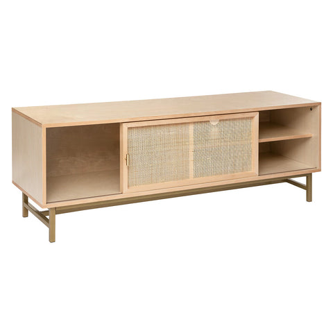 Meuble TV 1 porte Rayo Beige