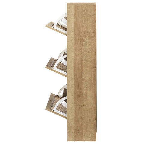 Meuble à chaussures 3 portes Bali Marron