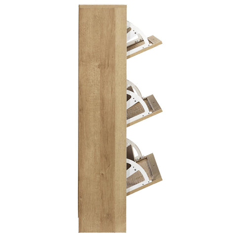 Meuble à chaussures 3 portes Bali Marron