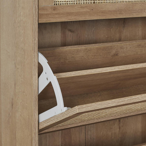 Meuble à chaussures 3 portes Bali Marron