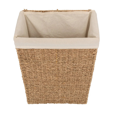 Panier à linge 40L En Roseau Beige