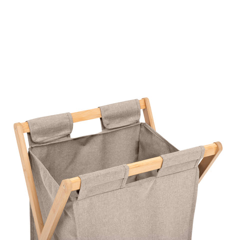 Panier à linge pliable Tidy Box 50L Gris