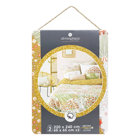 Parure de lit imprimé Flore Multicolore 240x220 cm