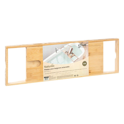 Plateau De Baignoire Extensible En Bambou