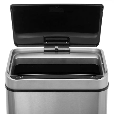 Poubelle Automatique Rectangle Sensor 40L En Inox