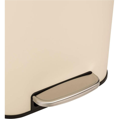 Poubelle à pédale carrée Delta 30L Beige